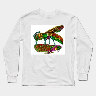 Decorative Wasp Wasp Colorful Deco Long Sleeve T-Shirt